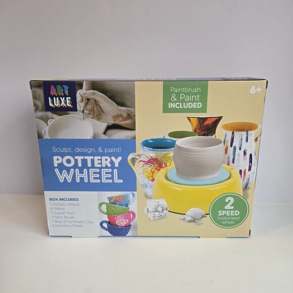 Electric Pottery Wheel Clay Education Toy Crafted by U - Sculpt, Design & Paint - Picture 2 of 2